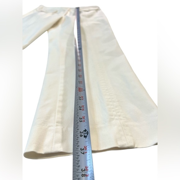 Rafaella Capris Comfortable Fit Stretch Fabric, Faux Pockets Color White Size 12 - Picture 4 of 12